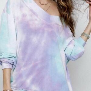 Pastel Tie-Dye Sweatshirt